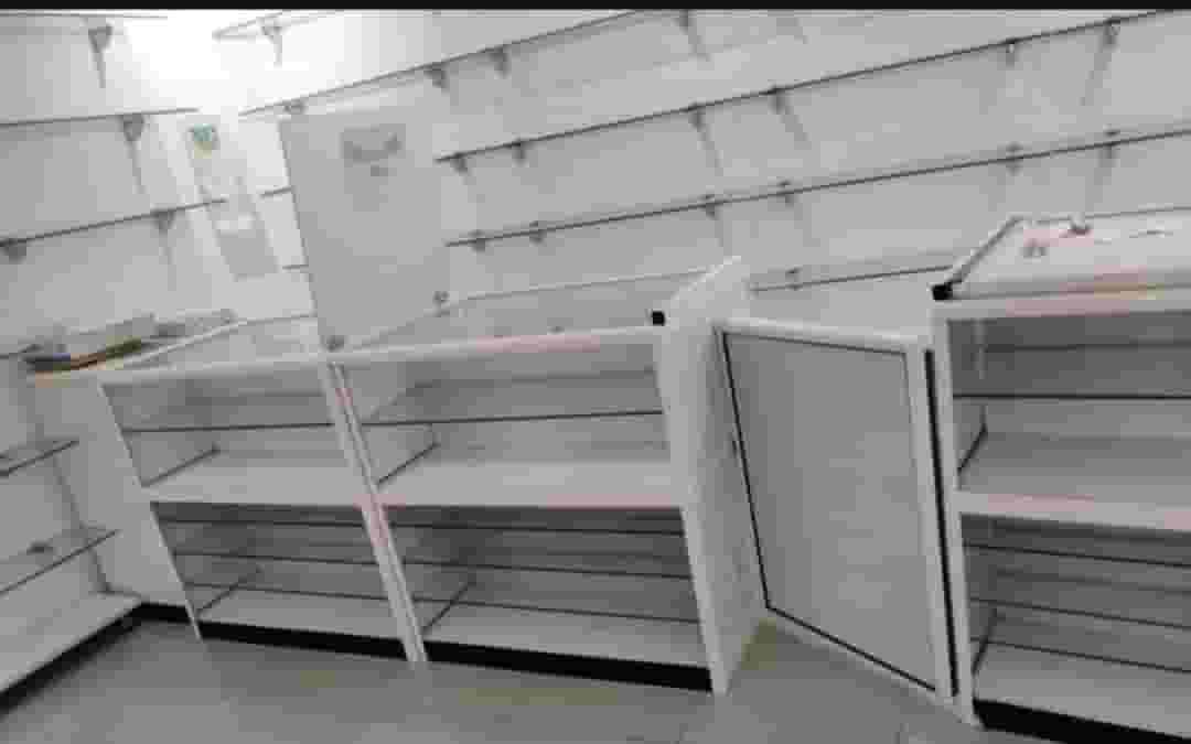 Shelves and counters are useful for any business