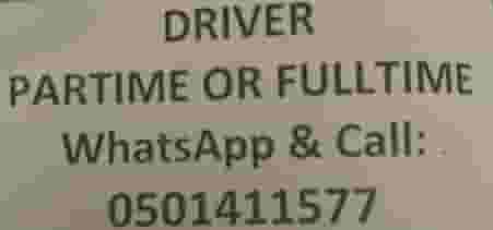 A driver looking for a job 