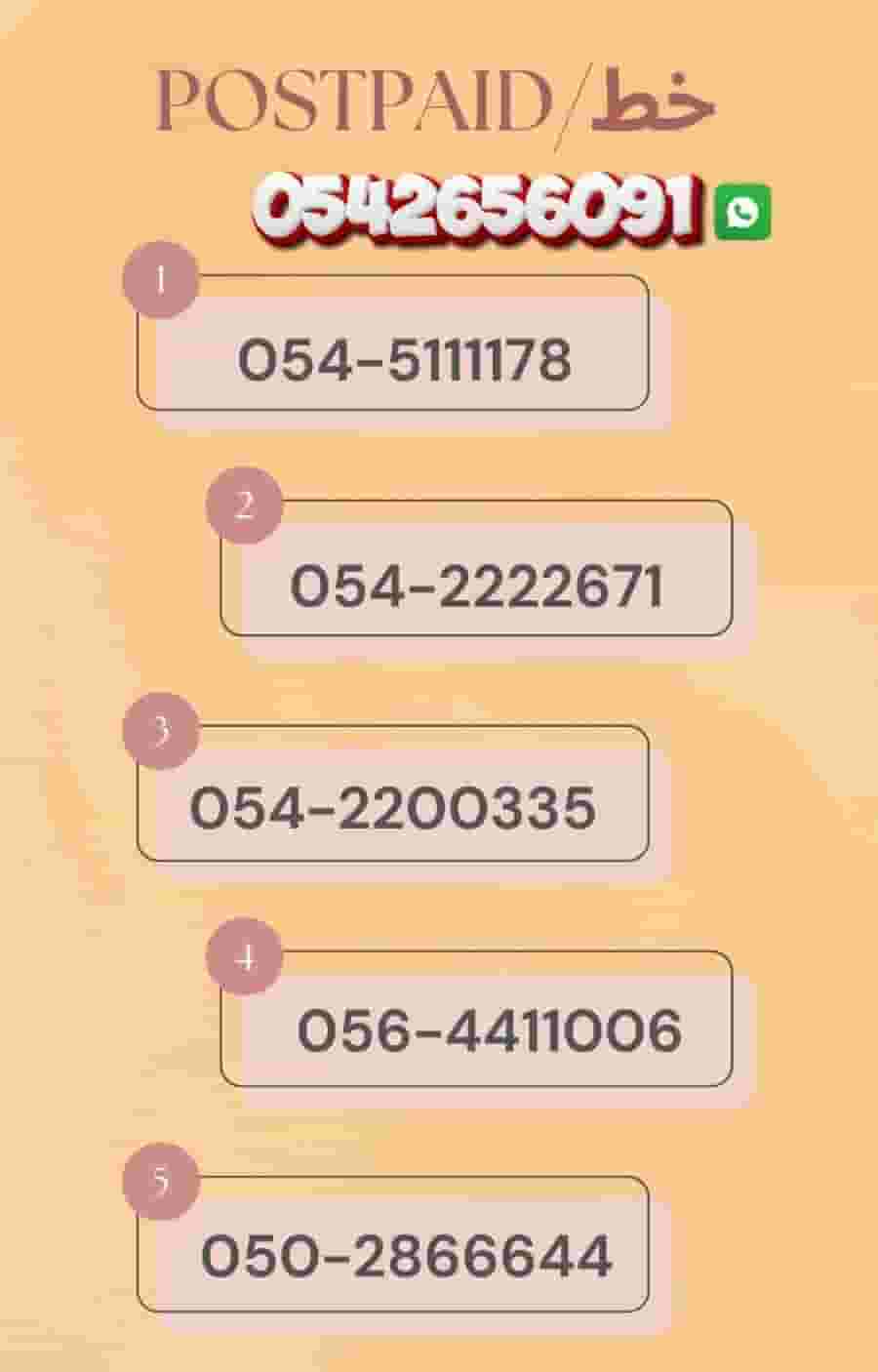 Special call numbers with the 500 Gold package