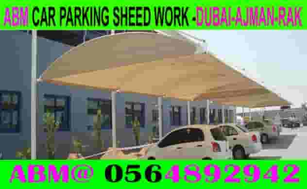 Installing modern car park awnings 