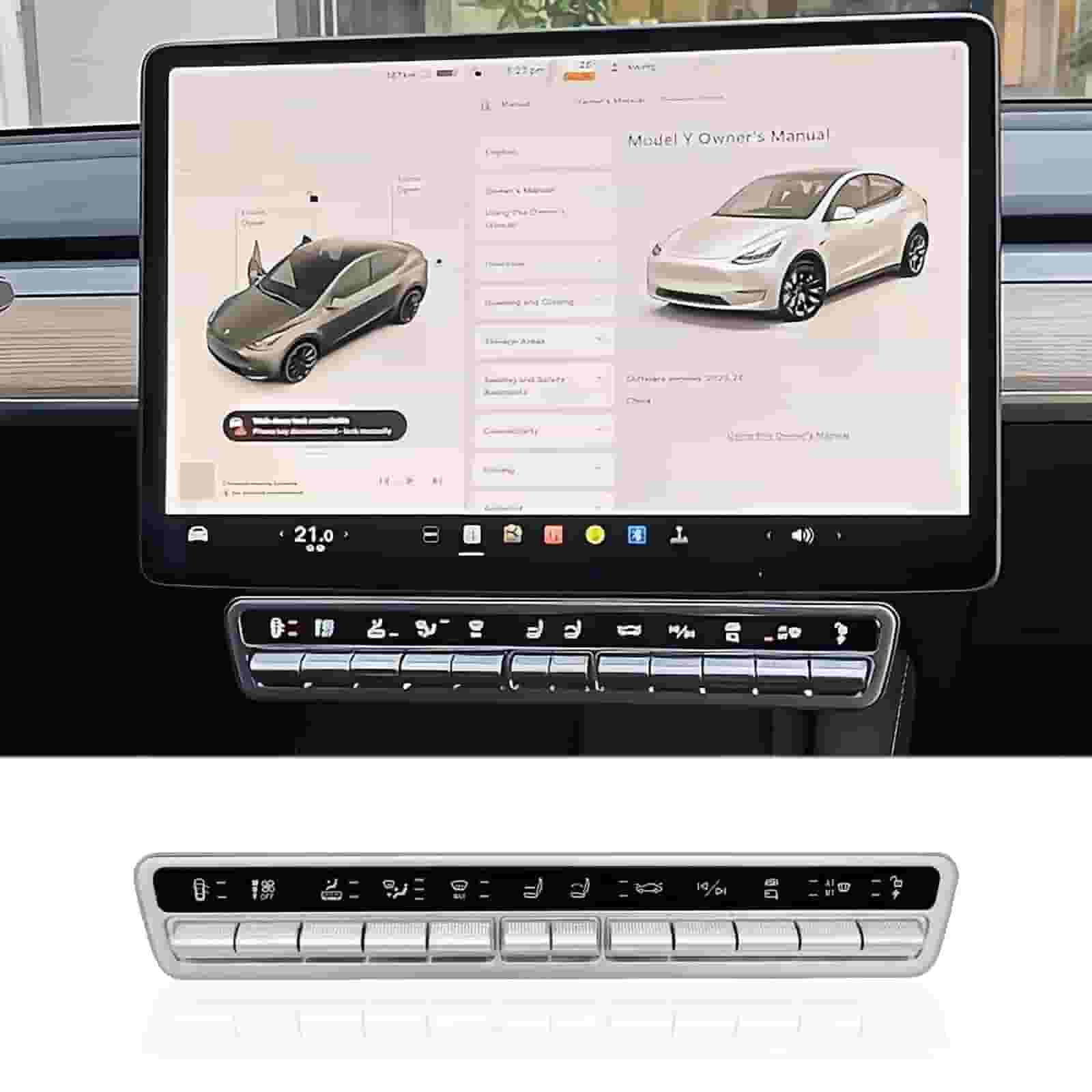 ‏ physical buttons for the Tesla Model Y 2020-2024
