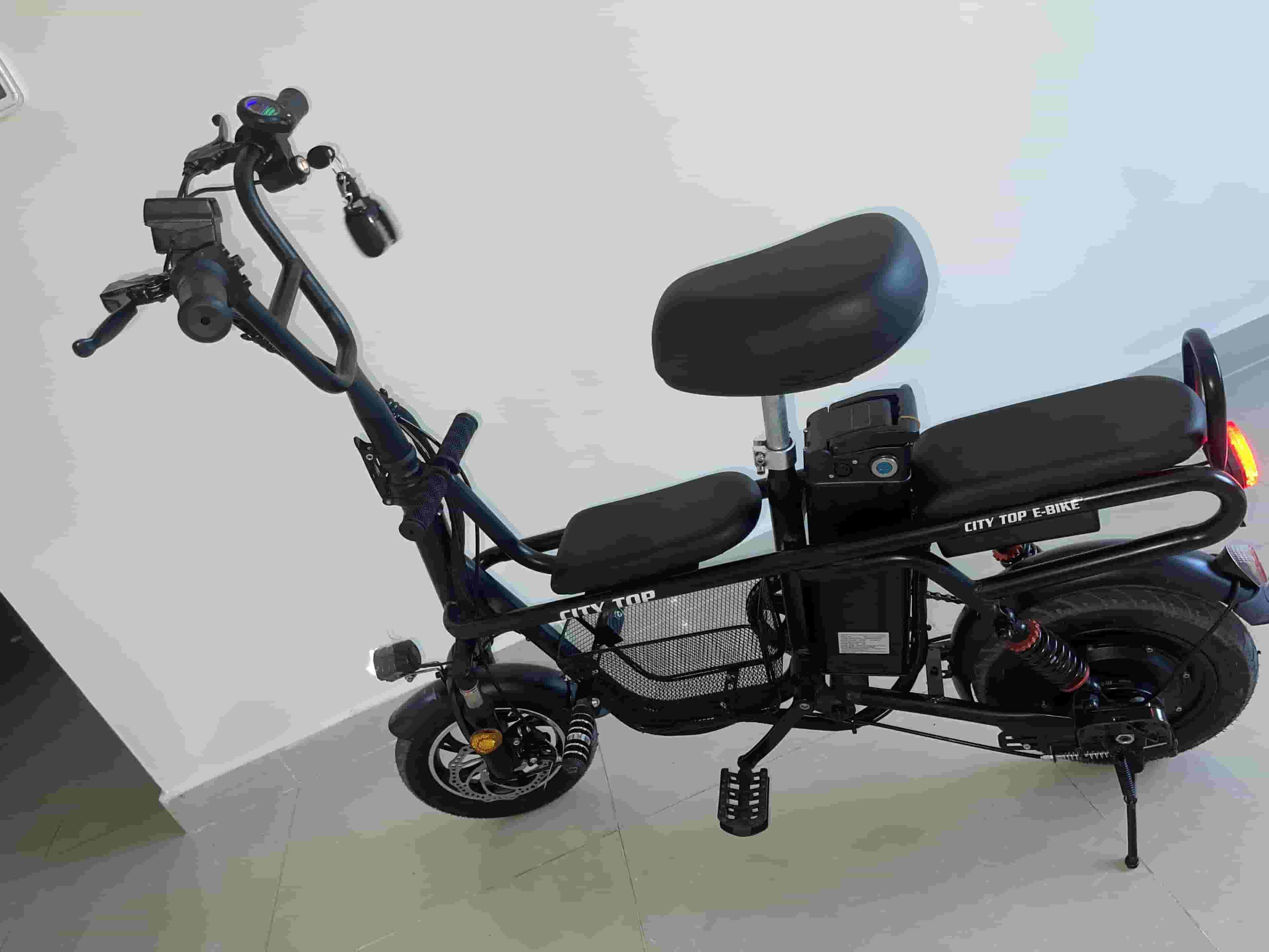 Electric Bike Family Ebike with Storage Basket