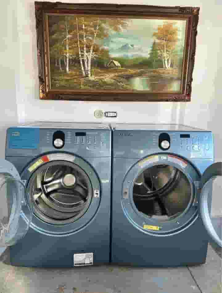  Samsung electric washer and dryer set