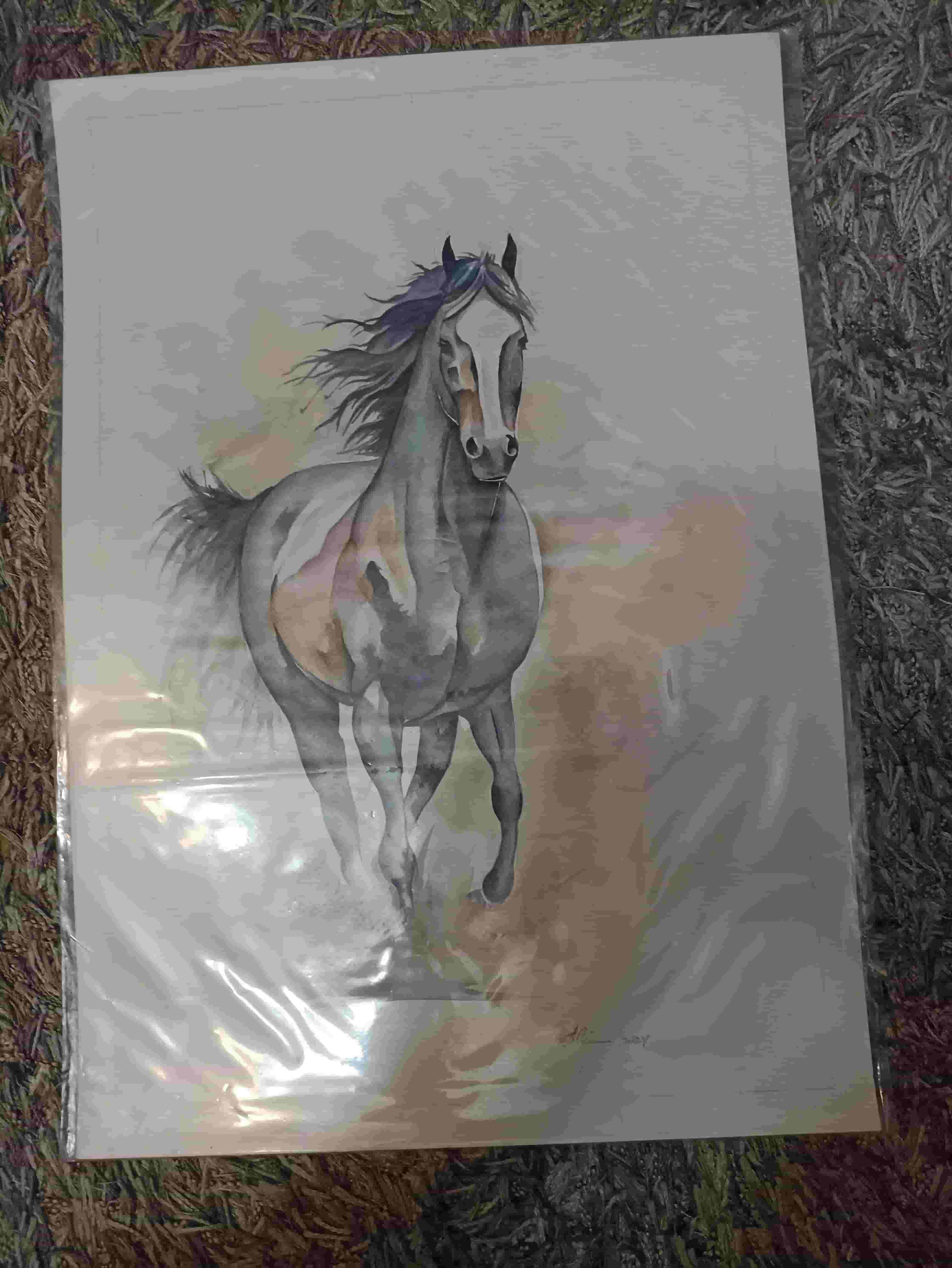 لوحات زيتيه رسم يدوي وليست طباعه