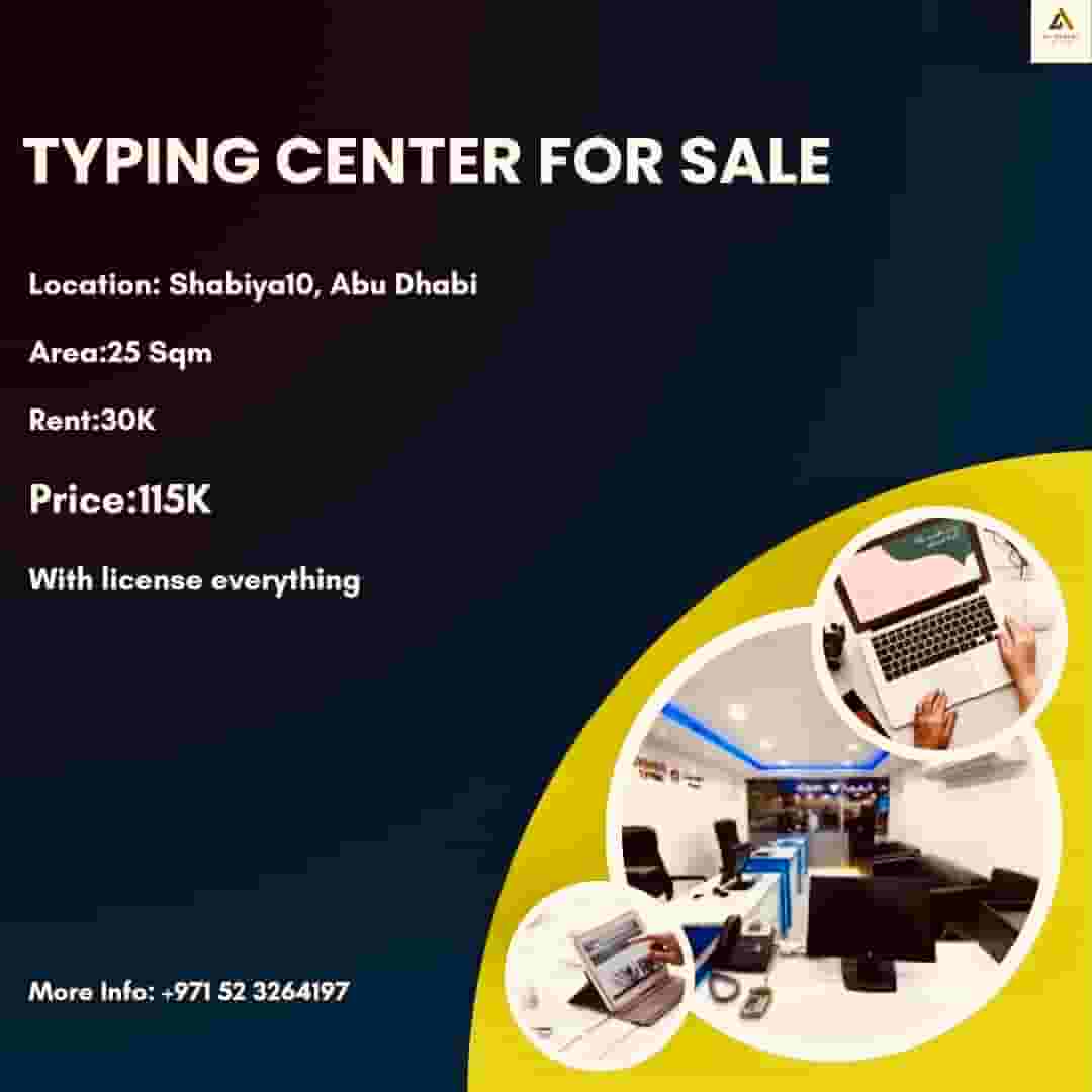 Typing center for Sale