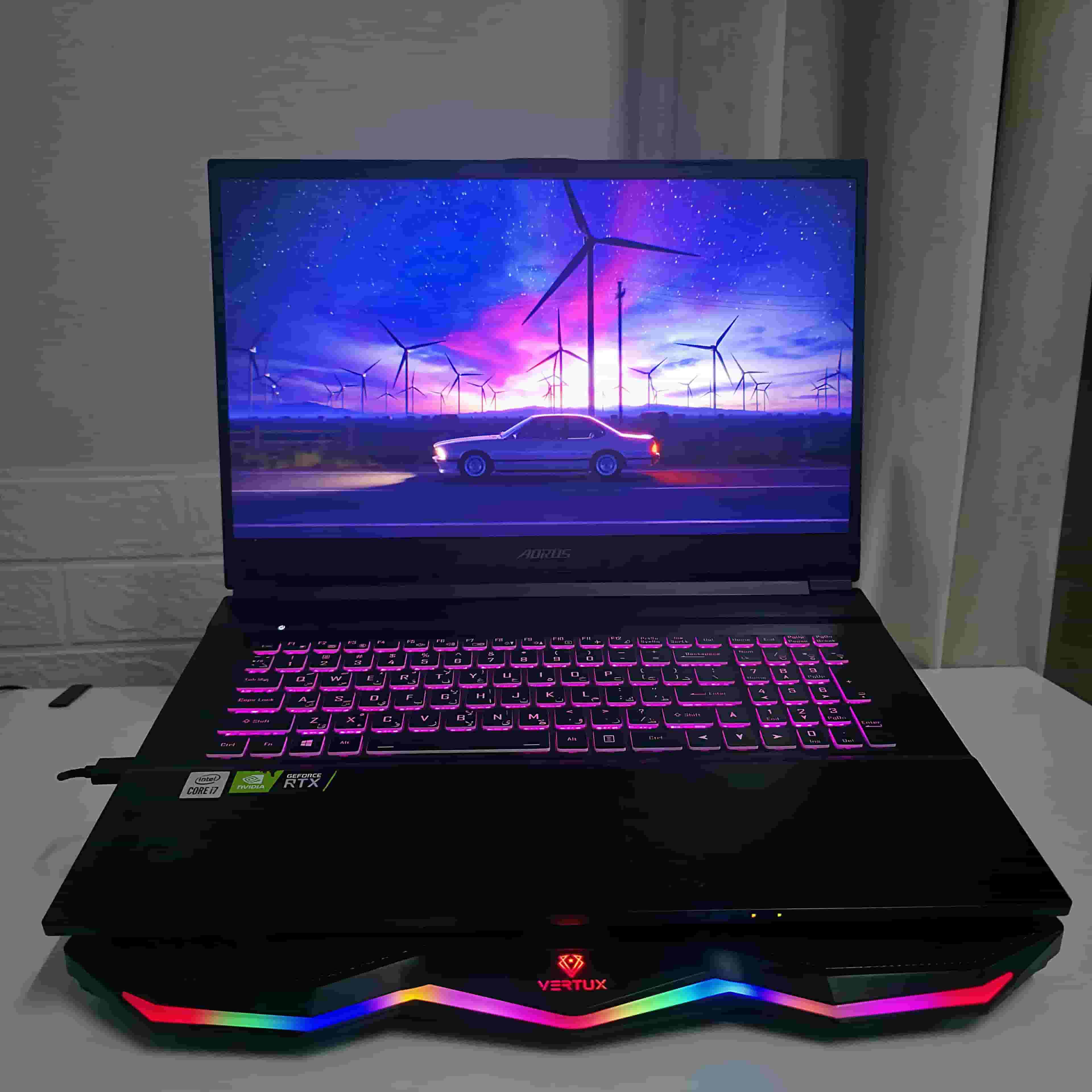 AORUS 7 KB gaming laptop for sale in excellent condition