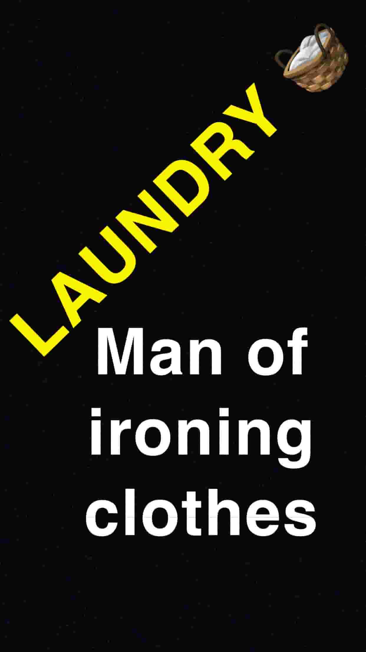 A laundry employee and an ironing employee are required