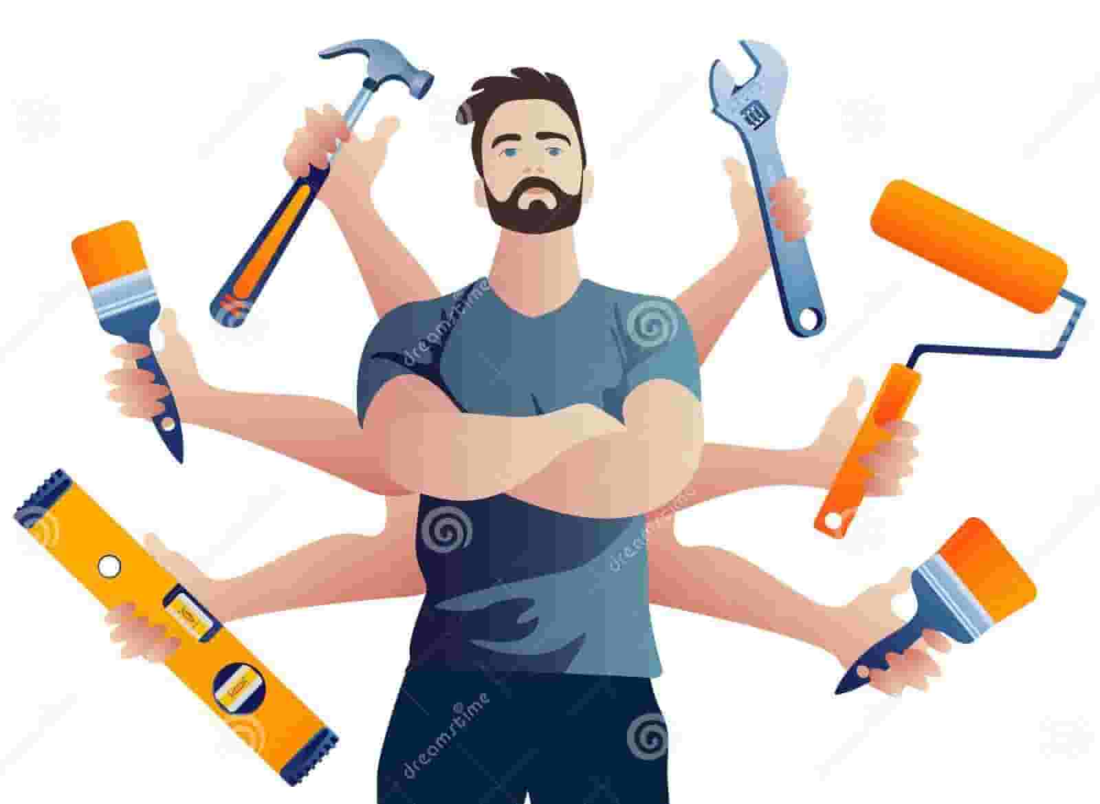 نجار لتصليح الأثاث والتثبيت والإزالة والتركيب