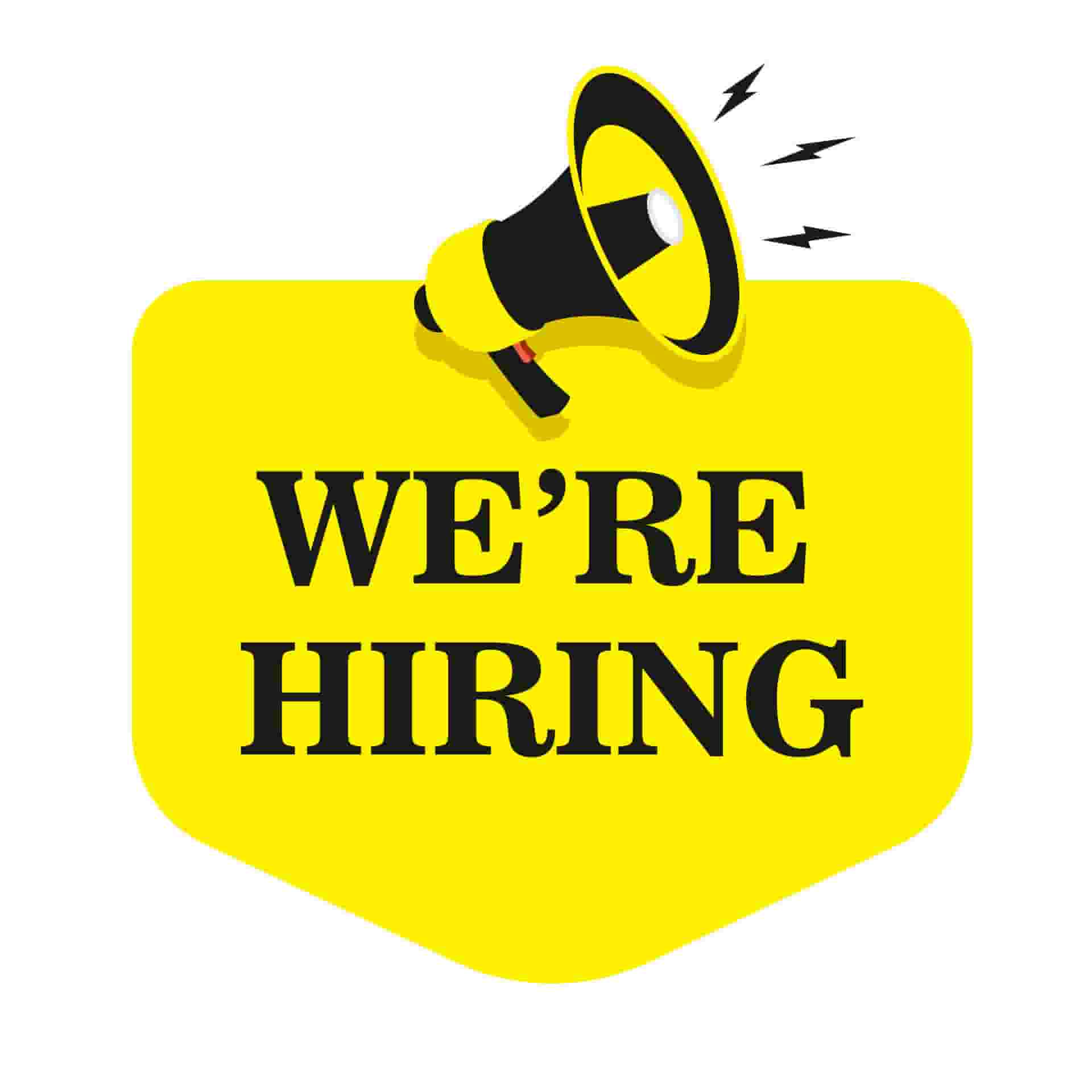 We are hiring: receptionist