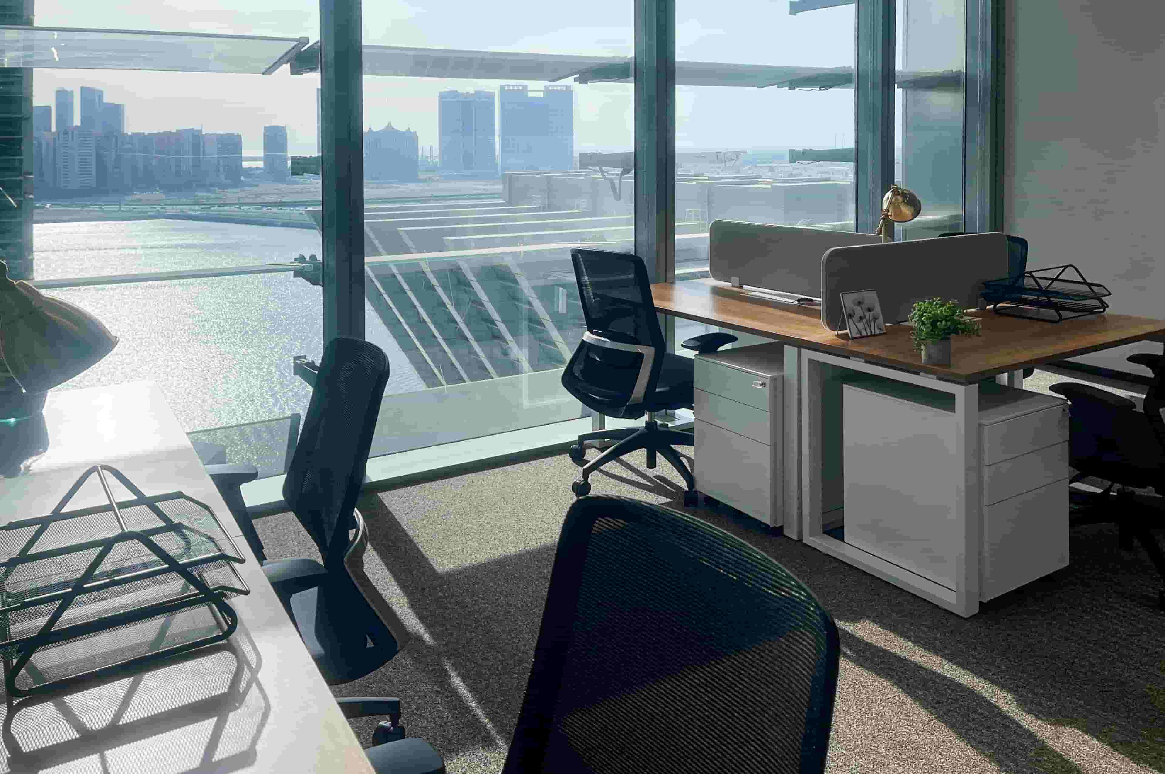 Join a collaborative coworking environment in Abu Dhabi, Al Maqam Tower