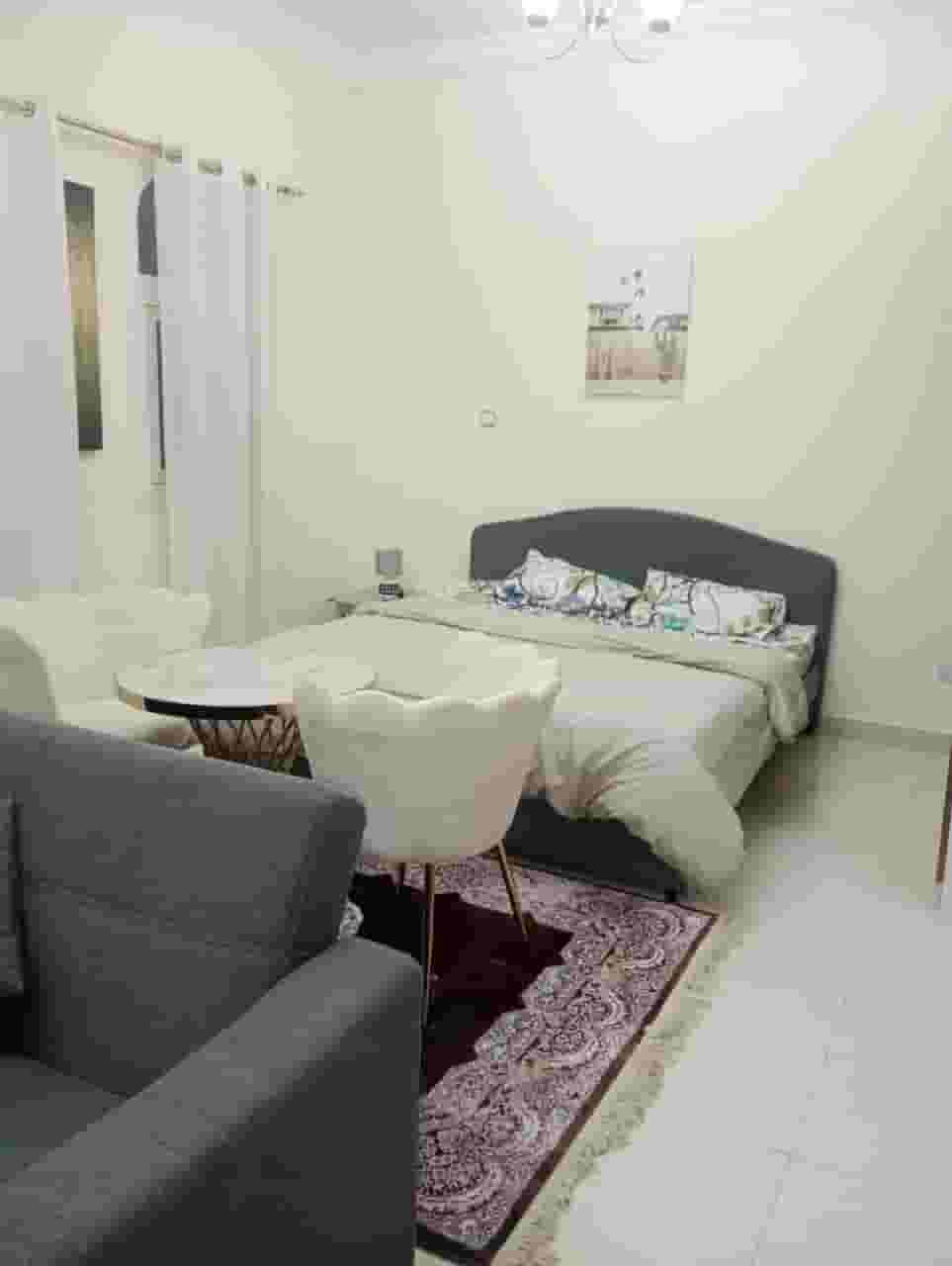 A fully furnished studio for rent in the traffic area of Abu Dhabi