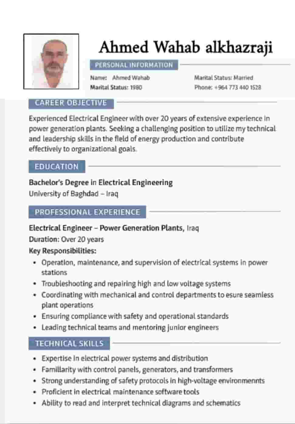 I am looking for a job as an accountant 