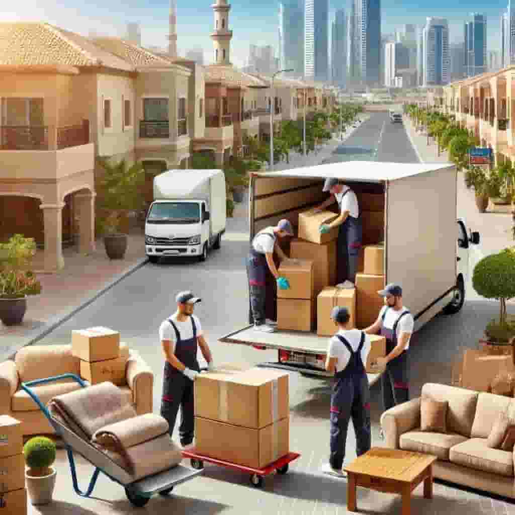 Moving and packing furniture 