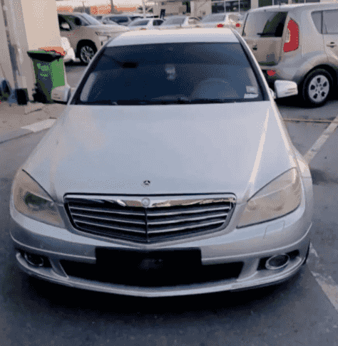 مرسيدس c180 2009 gcc