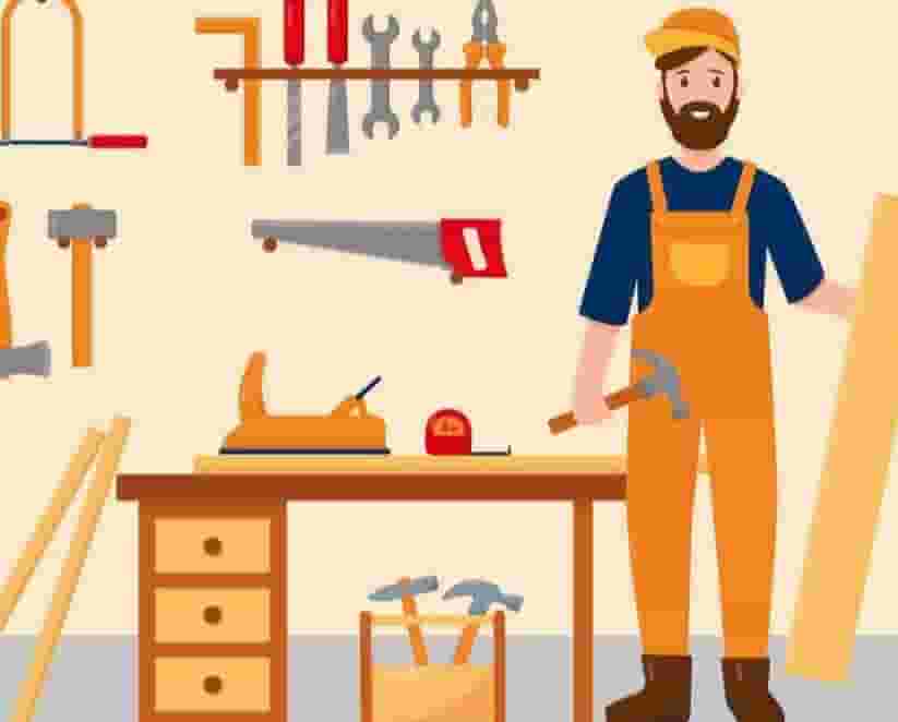 نجار لتصليح الأثاث