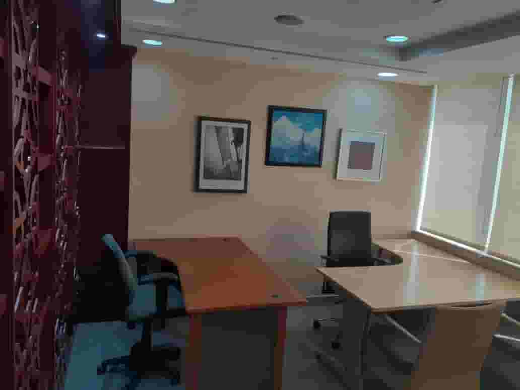 A fully furnished office in the business center for rent 