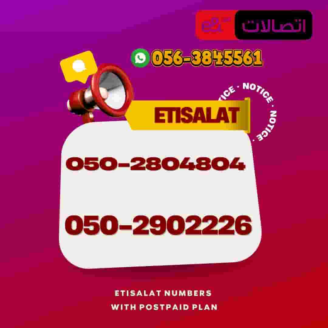 ارقام اتصالات مميزة مع الباقه