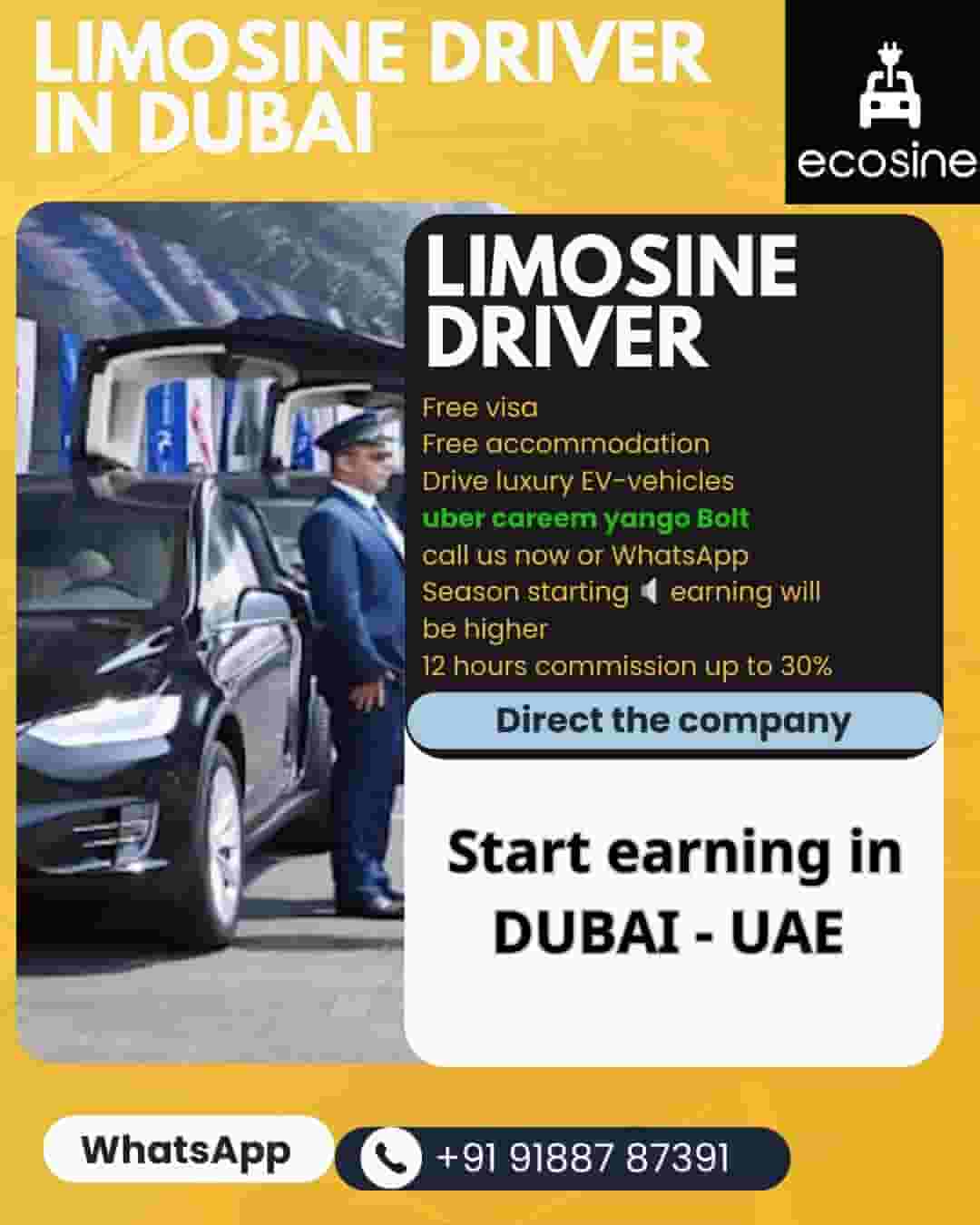 Light Duty Drivers needed for Dubai.