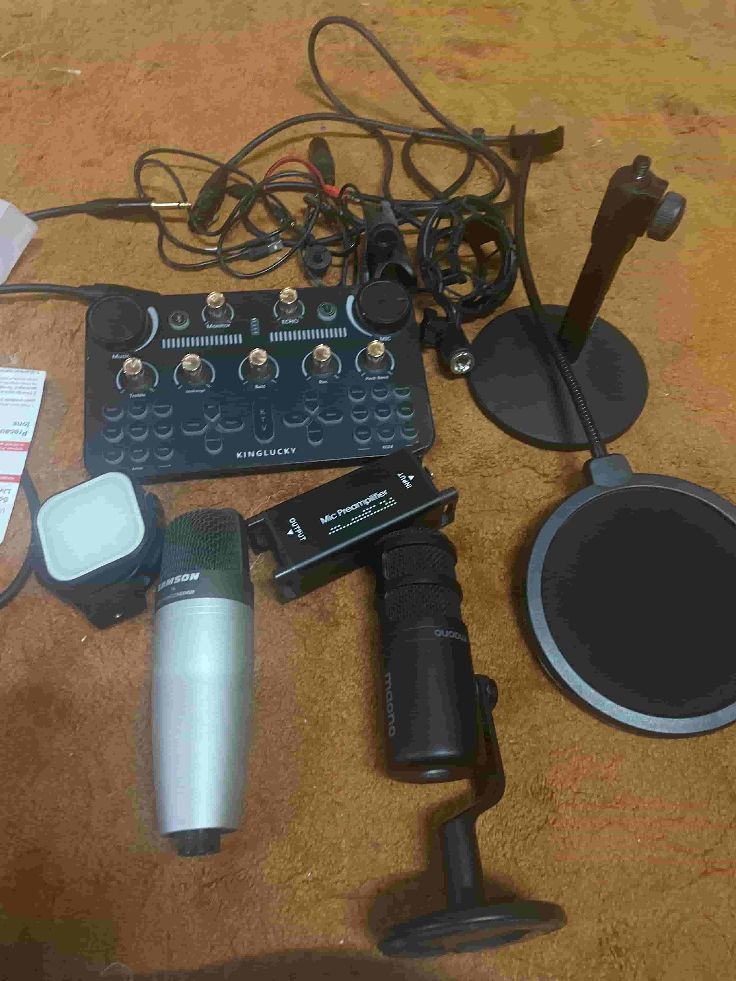 Microphone and sound system