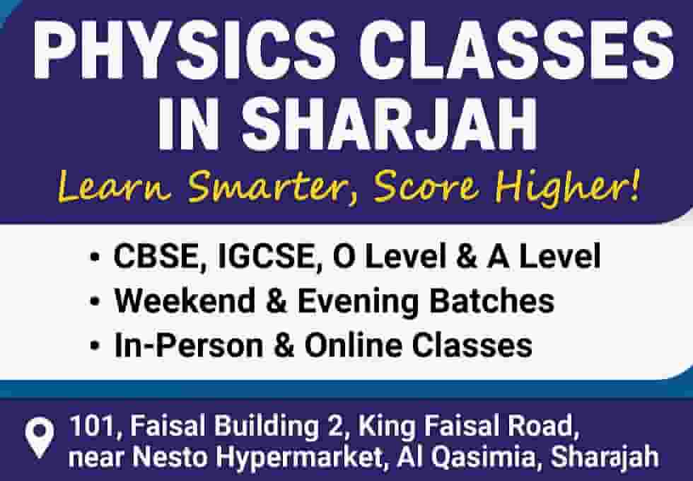 Physics classes in Sharjah 