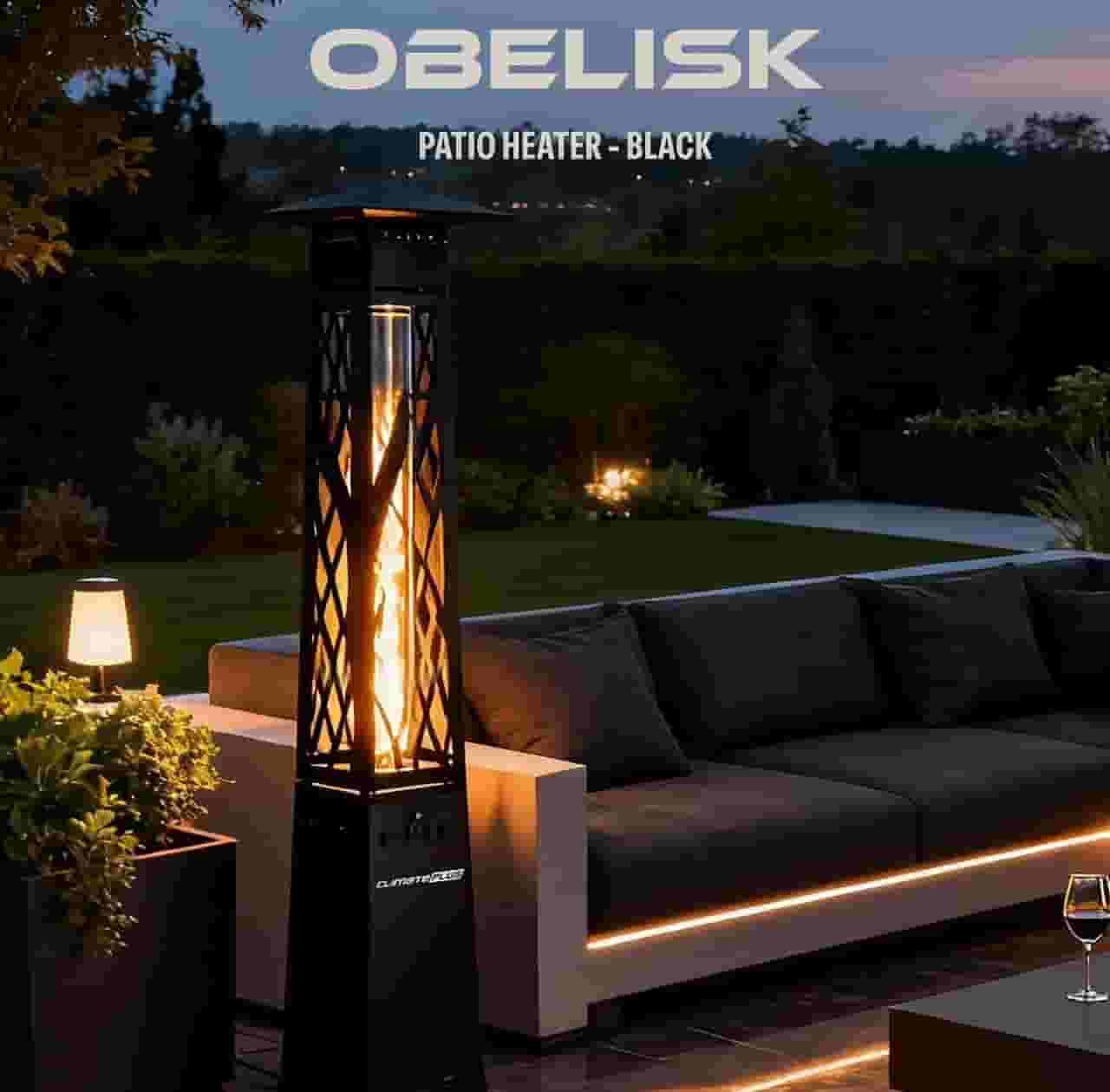 Black Patio Heater