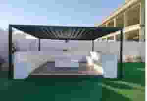 A company that installs garden umbrellas in the UAE