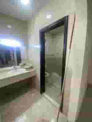 For rent an apartment in Al Shamkha with 3 rooms and a majlis with elegant finishing