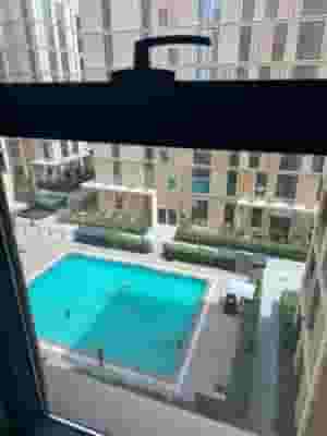 For sale a luxury studio with a direct view of the pool