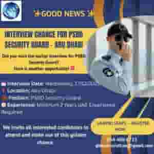 SECURITY GUARD - ABU DHABI