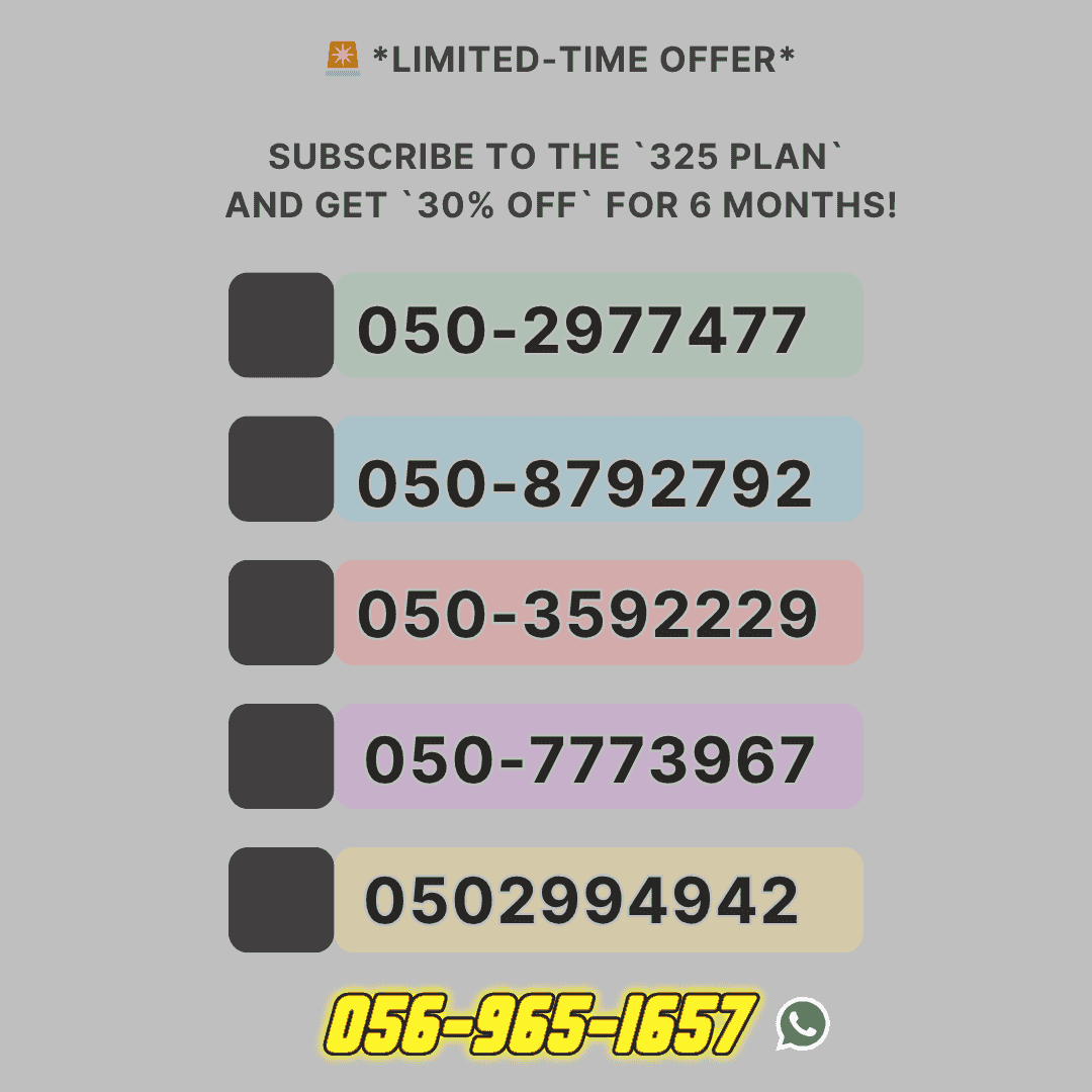 Get your Etisalat number today