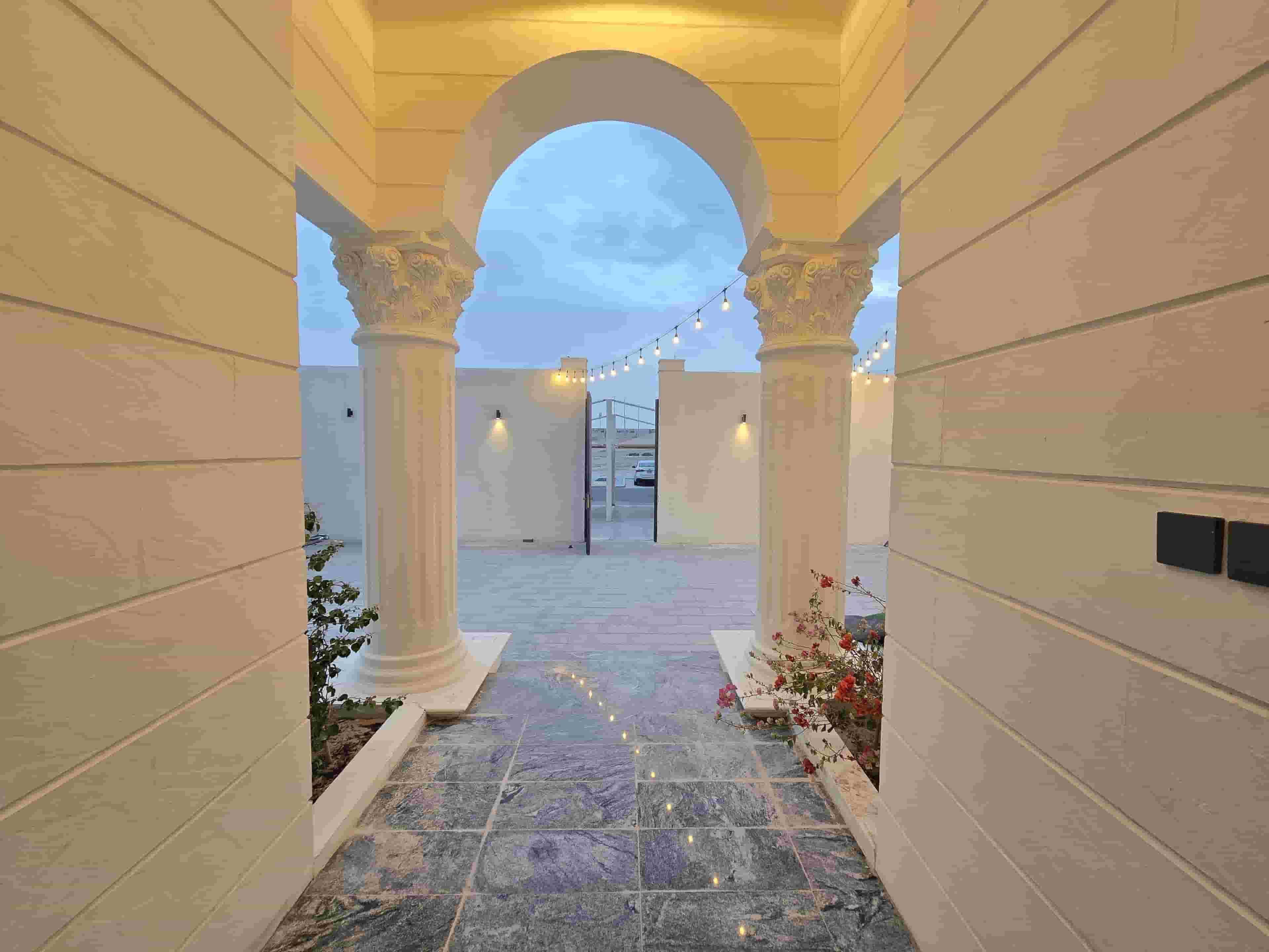 First resident's room and hall in Riyadh