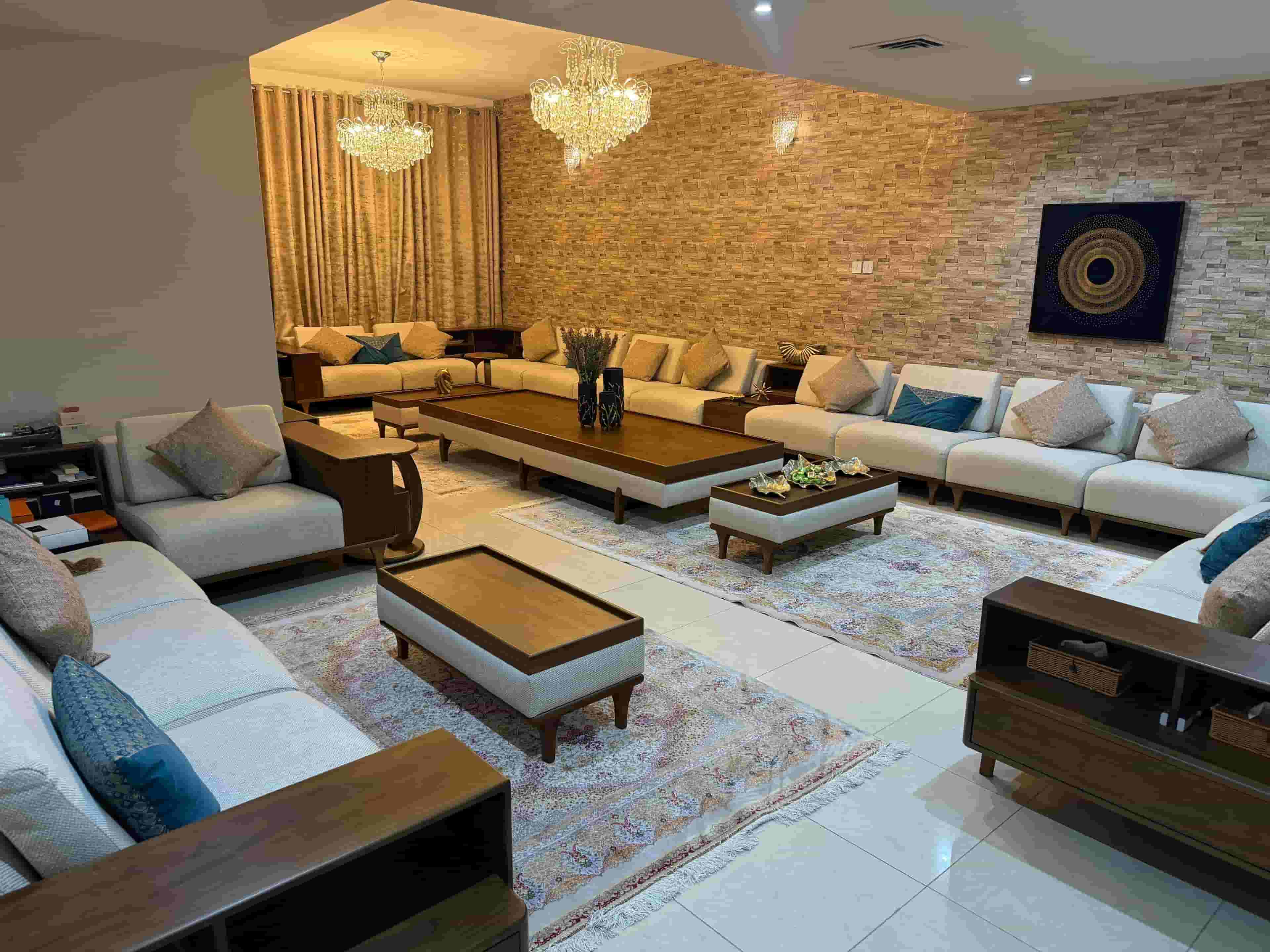 صالة معيشة فاخرة