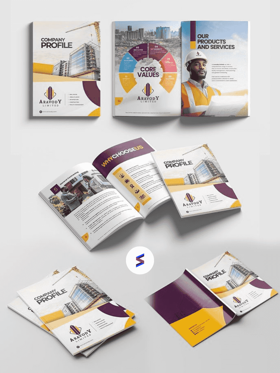 Corporate profile design services