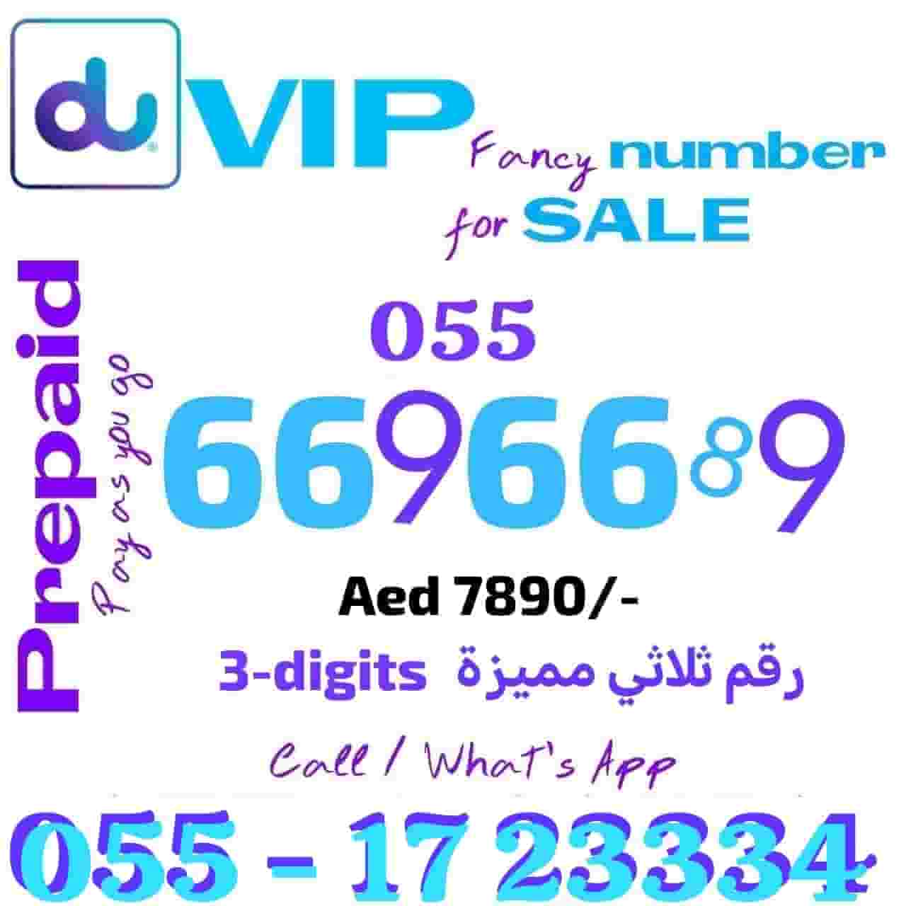 Du VIP luxury phone number