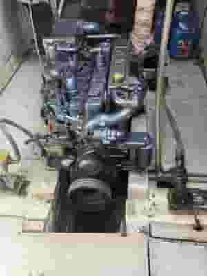 For sale, the engine of a fishing boat
