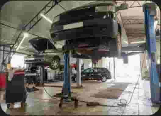 Car maintenance and repair workshop