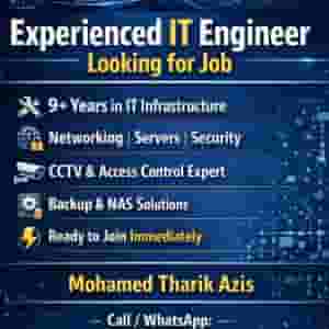 IT Support / System Admin / CCTV Admin