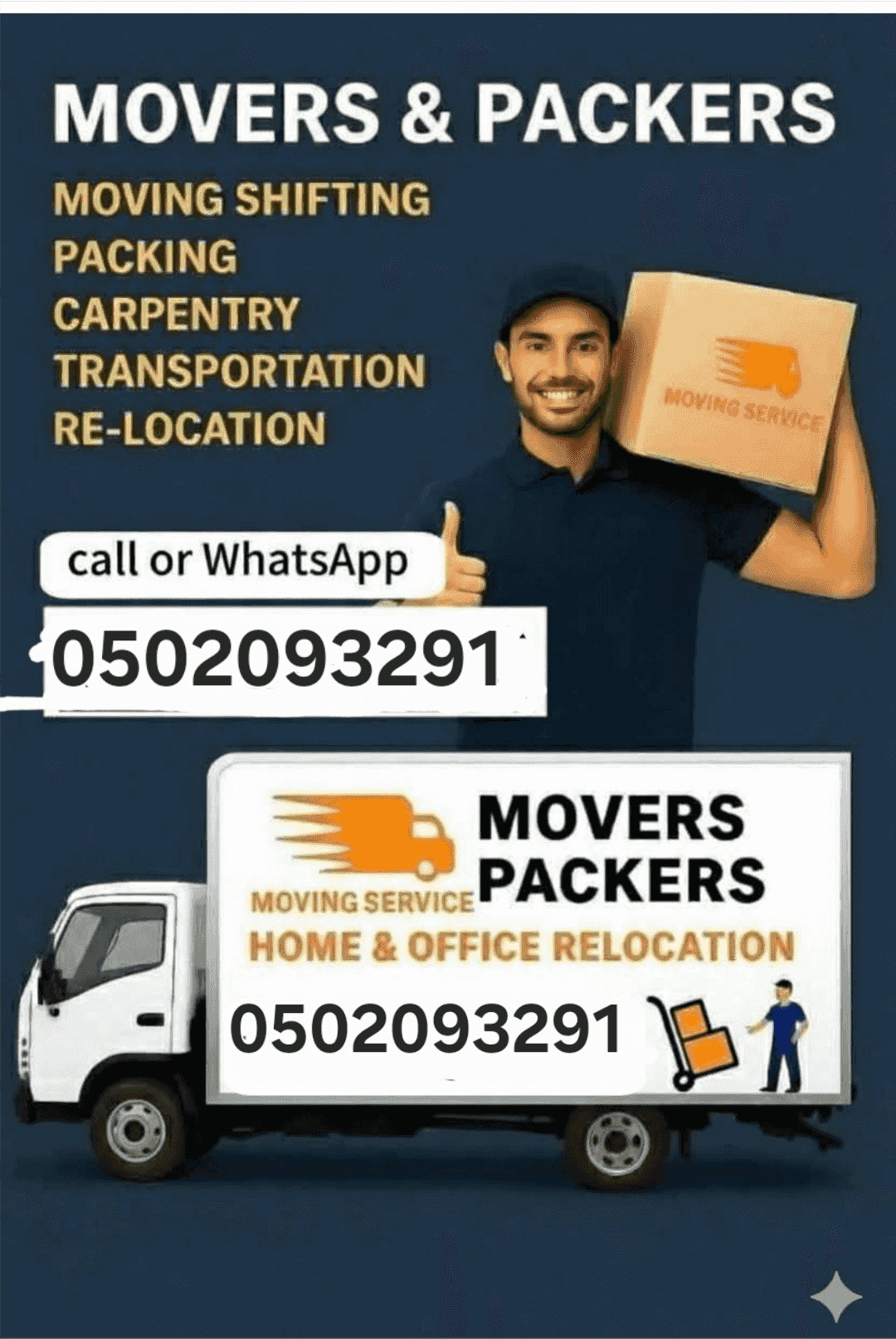 delivery professional movers service available
