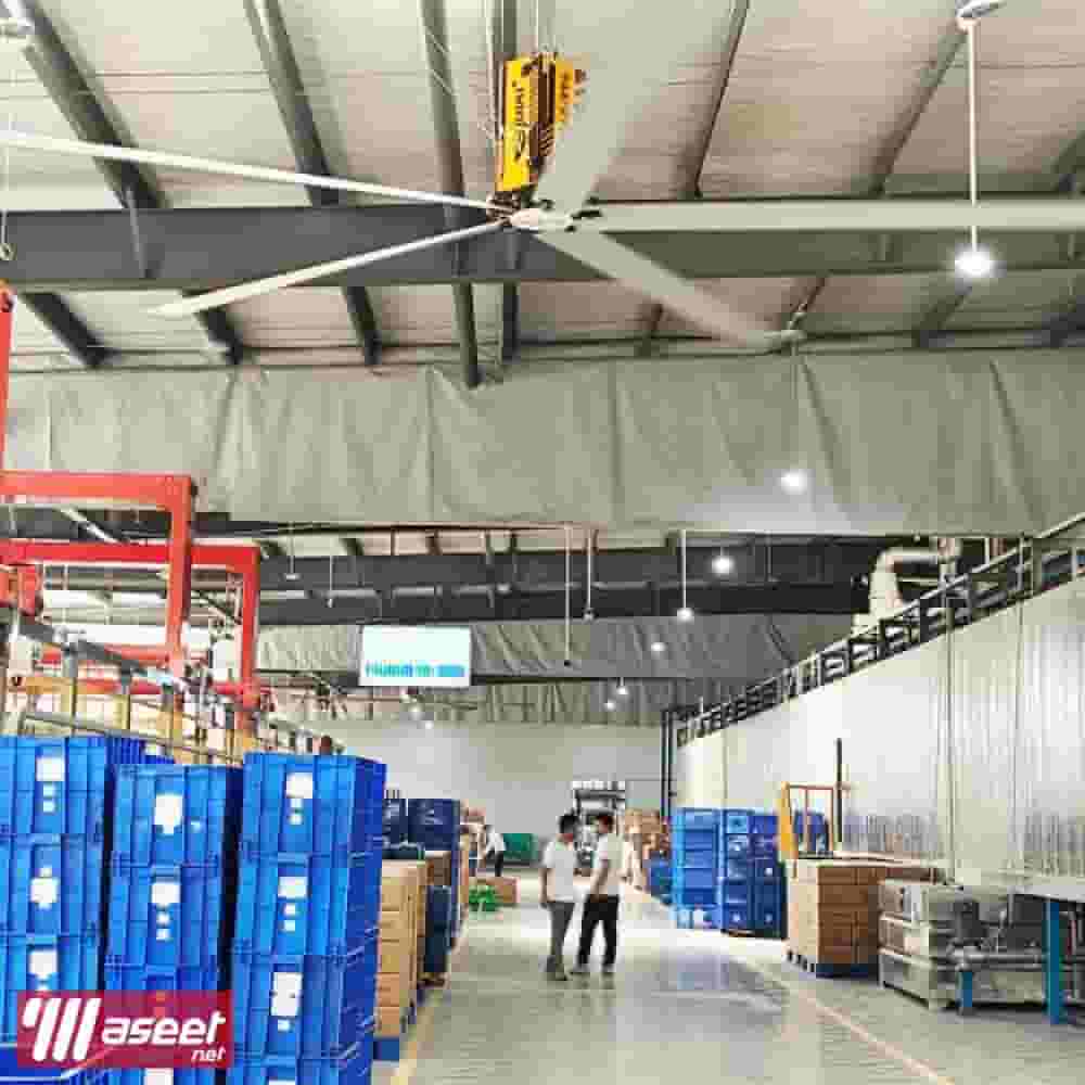 HVLS UAE -High-volume low-speed fans specialists