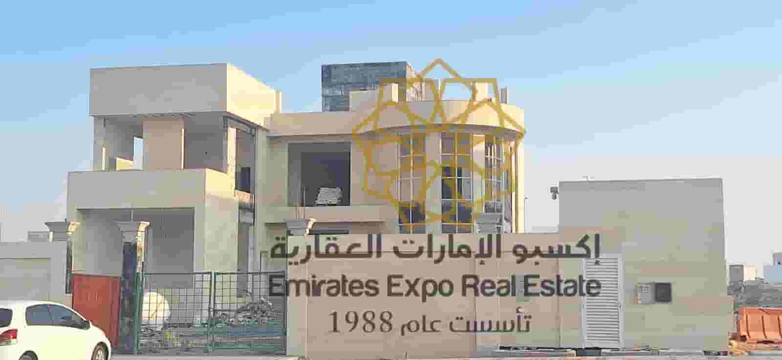 للبيع فيلا جديدة متداولة حجر طبيعي مودرن قيد الانشاء في الرياض