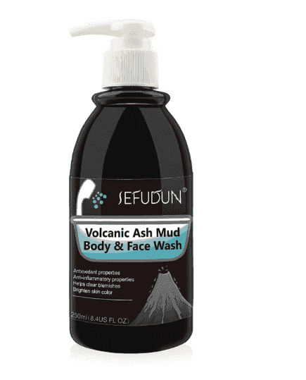 Volcanic clay to whiten the body and clean the skin