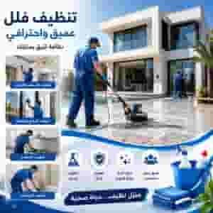 Deep cleaning of villas and buildings
