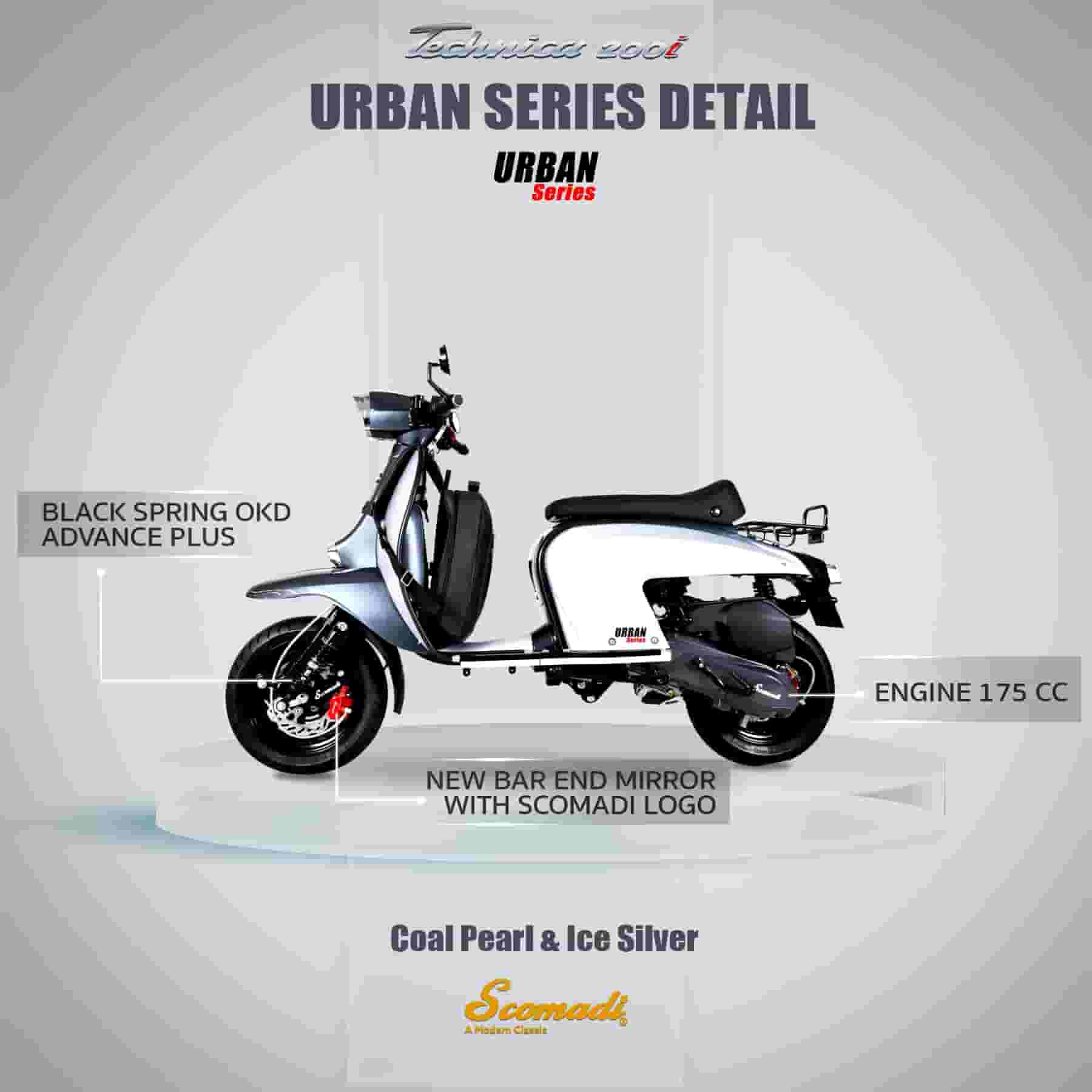 Scomadi - Technica 200 i - Urban Series - Model 2023