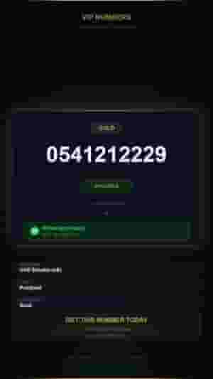 Buy a gold number | VIP and exclusive
