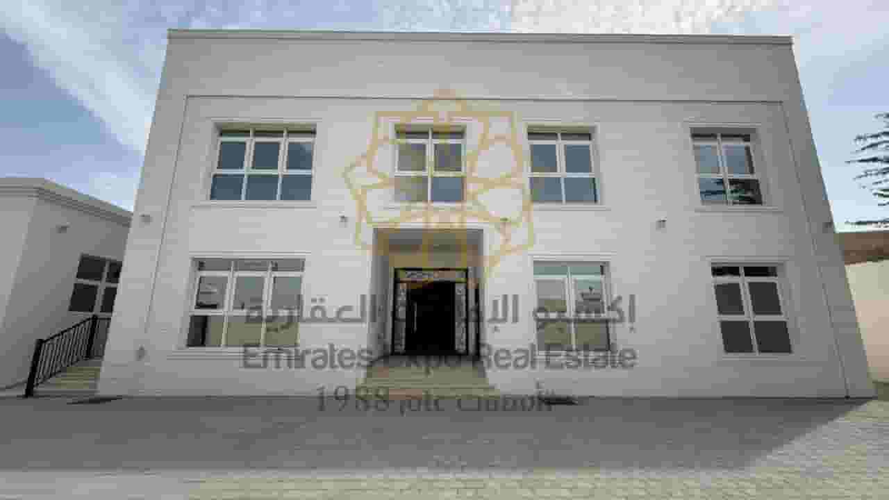 For sale a new villa on two streets. The first resident is a natural stone in Bani Yas, Al Wathba area