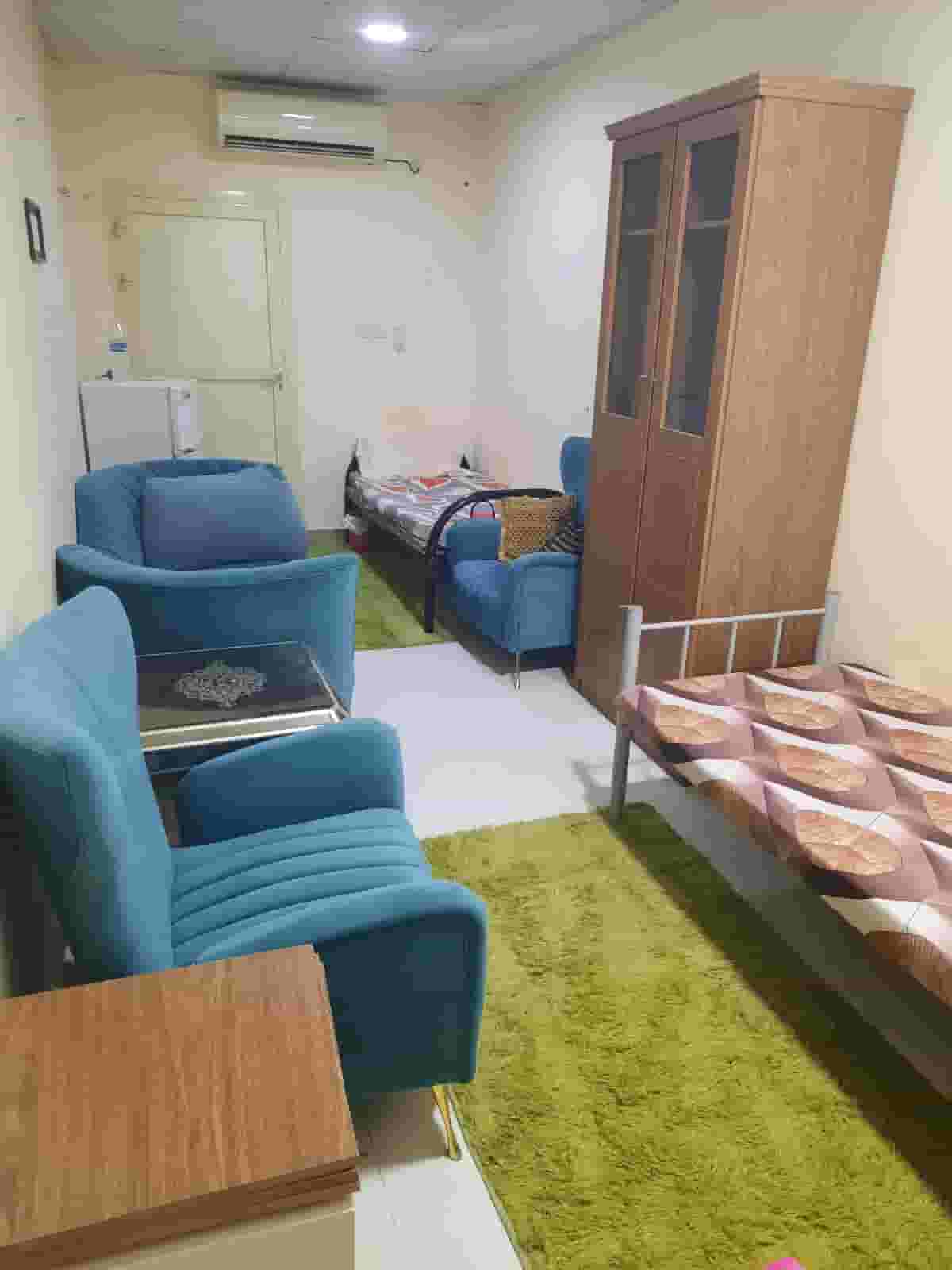 A young man is required to share a room for rent