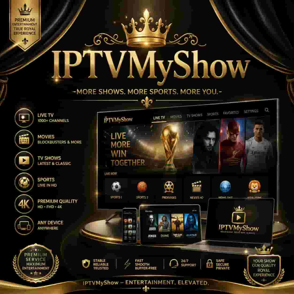 Subscription to all TV channels without the need for a receiver