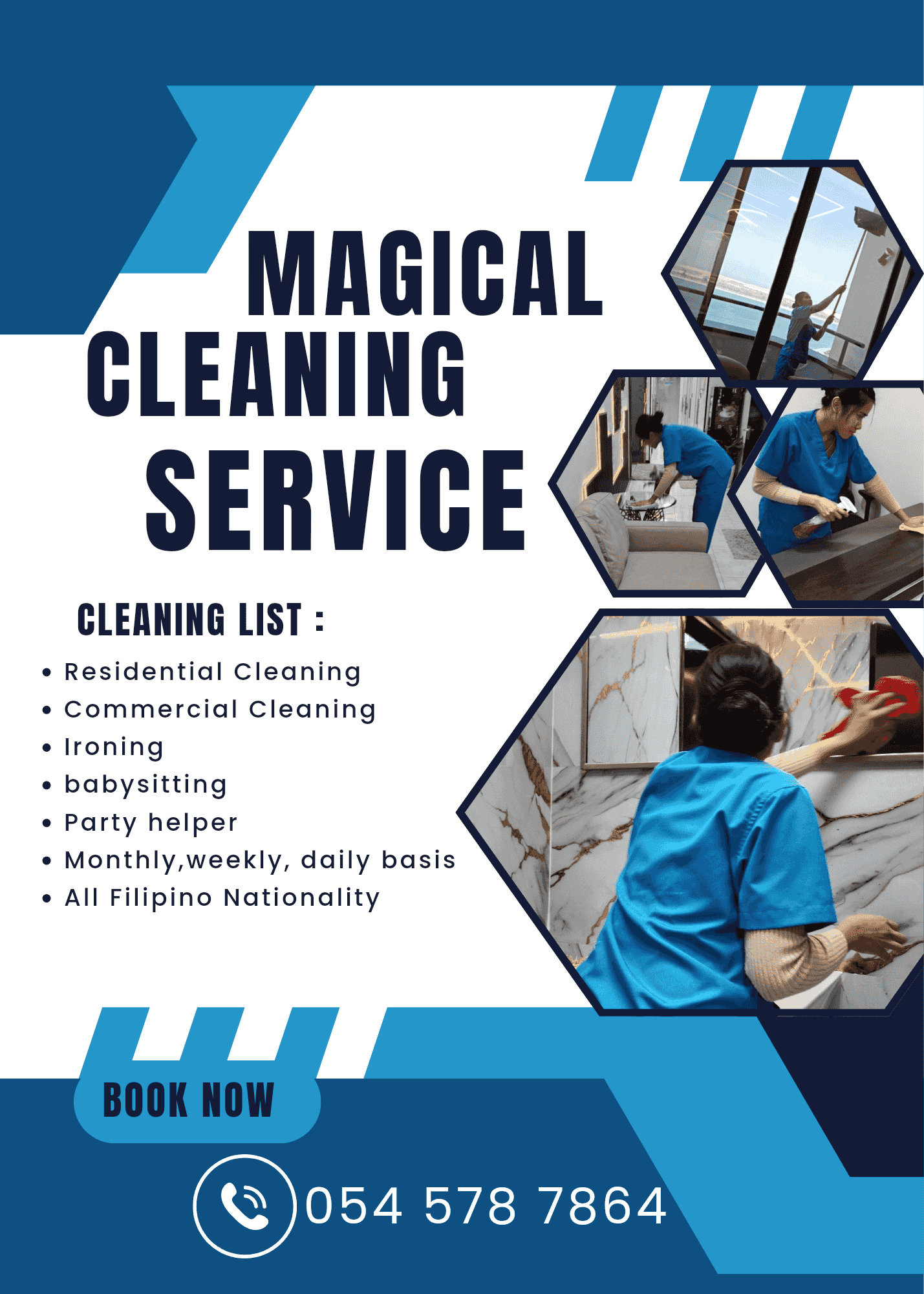 Magical cleaning services