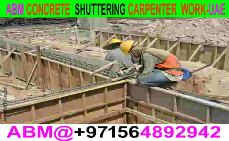 Shuttering and Formwork Contractors In Dubai Ajman Sharjah UAE