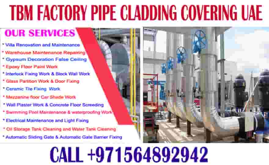 Cladding covering contractor in Ajman Dubai Sharjah Abudhabi